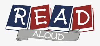 The word read aloud spelled out on books. The word read aloud spelled out on books.